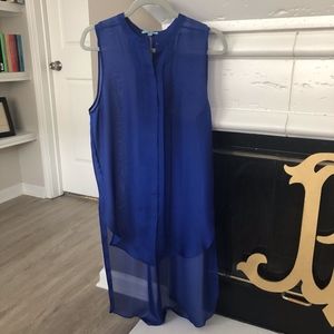 Anthropologie LeifNotes Sheer Hi-Lo Blouse